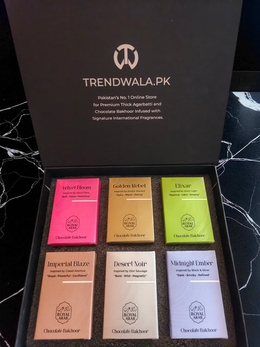 Pack of 6 Chocolate Bakhoor