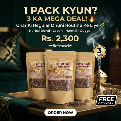 3 Herbal Dhuni Bachat Pack