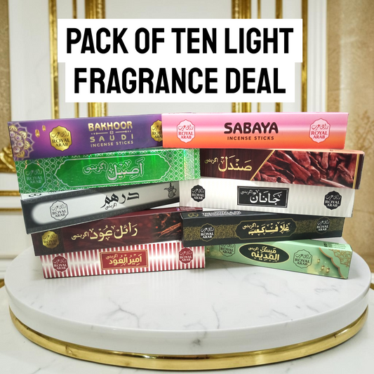 Pack of 10 Light Fragrances